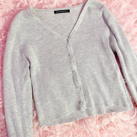 brandy melville button up cardigan - Picture 2 of 2